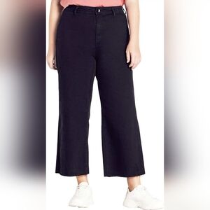 City Chic Trendy Plus Size Crete Fray Jeans size 22